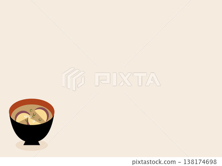 地瓜味噌湯的簡筆畫。秋季日式美食背景素材。 地瓜味噌湯的簡筆畫。秋季日式美食背景素材。 138174698