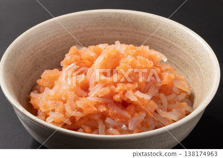 Konjac, mentaiko (spicy cod roe) Konjac, mentaiko (spicy cod roe) 138174963