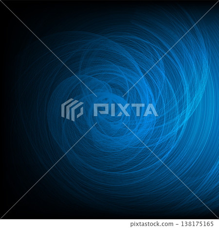 Abstract background with spiral lines blue gradient Abstract background with spiral lines blue gradient 138175165