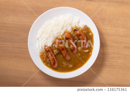 Wiener curry rice 138175361