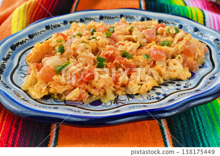Huevos a la mexicana, Mexican food Huevos a la mexicana, Mexican food 138175449