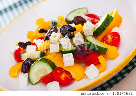 Greek salad Greek salad 138175681