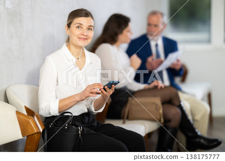 Specialists of different ages are waiting for an interview Specialists of different ages are waiting for an interview 138175777