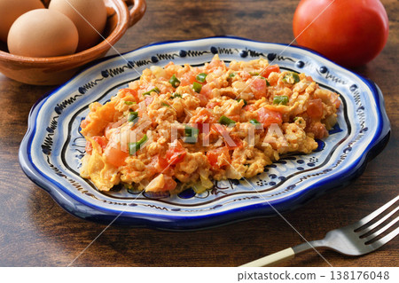 Huevos la mexicana,墨西哥美食 Huevos la mexicana,墨西哥美食 138176048
