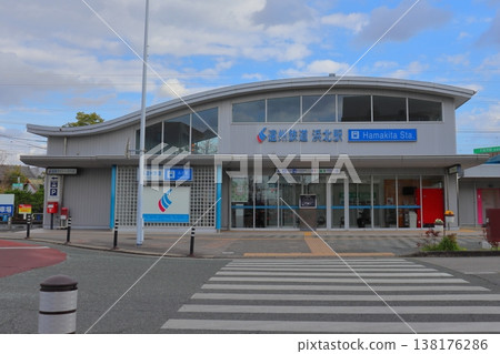 從遠州鐵道濱北站前看到的景色(靜岡縣濱松市) 從遠州鐵道濱北站前看到的景色(靜岡縣濱松市) 138176286