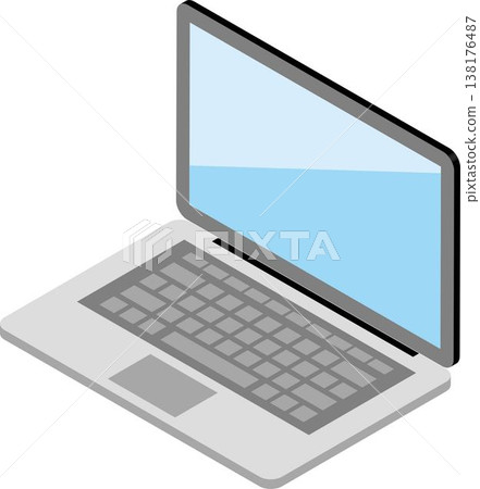 筆記型電腦等距插圖(商業素材圖片) 筆記型電腦等距插圖(商業素材圖片) 138176487