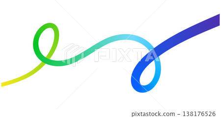 Abstract gradient curve line background swirling design element. Abstract gradient curve line background swirling design element. 138176526