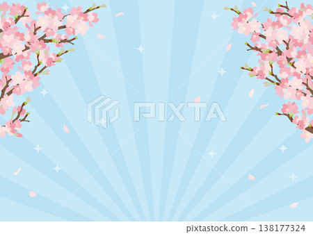 以春天為主題的背景向量插圖,描繪了絢麗多彩、充滿希望的天空和盛開的櫻花飄落的景象。 以春天為主題的背景向量插圖,描繪了絢麗多彩、充滿希望的天空和盛開的櫻花飄落的景象。 138177324