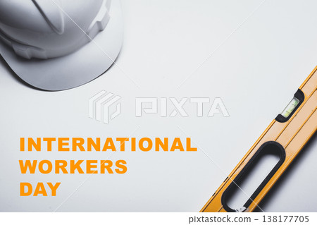 Celebrations and activities for International Workers Day on May 1 with construction tools Celebrations and activities for International Workers Day on May 1 with construction tools 138177705
