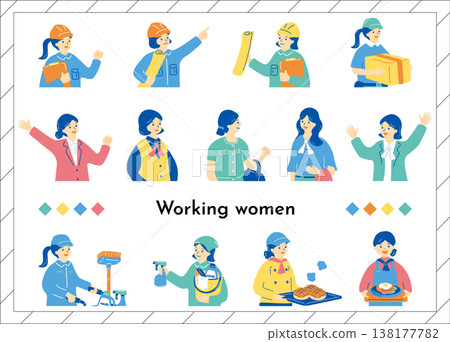 a working woman                          138177782