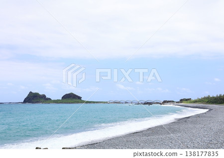 Eight-Arch Bridge, Sanxiantai, Pacific Ocean, Taiwan, Taitung Eight-Arch Bridge, Sanxiantai, Pacific Ocean, Taiwan, Taitung 138177835