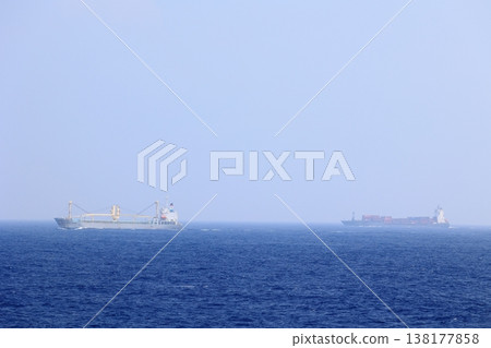 貨輪 商船 台灣海峽 貨輪 商船 台灣海峽 138177858
