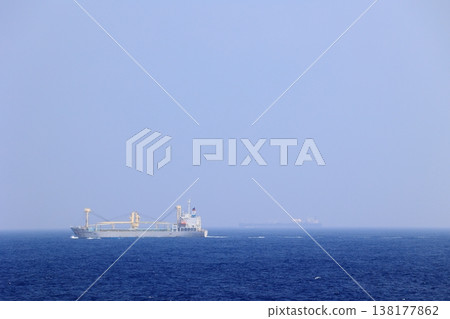 Cargo ships, merchant ships, Taiwan Strait Cargo ships, merchant ships, Taiwan Strait 138177862