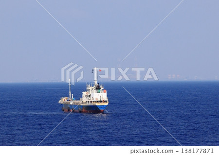 Cargo ships, merchant ships, Taiwan Strait Cargo ships, merchant ships, Taiwan Strait 138177871
