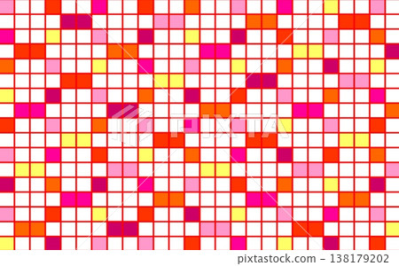Geometric pattern, square, grid pattern, orange color 138179202