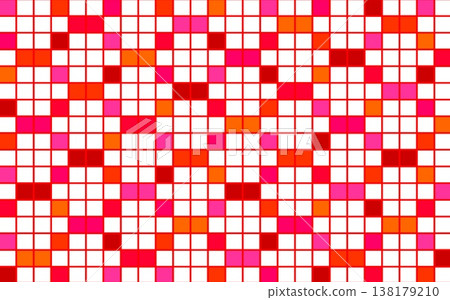 Geometric pattern, square, grid pattern, orange color Geometric pattern, square, grid pattern, orange color 138179210