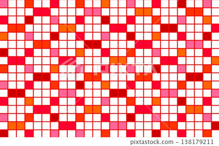 Geometric pattern, square, grid pattern, orange color Geometric pattern, square, grid pattern, orange color 138179211