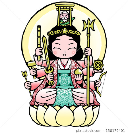Eight-armed Benzaiten (lol) 138179401