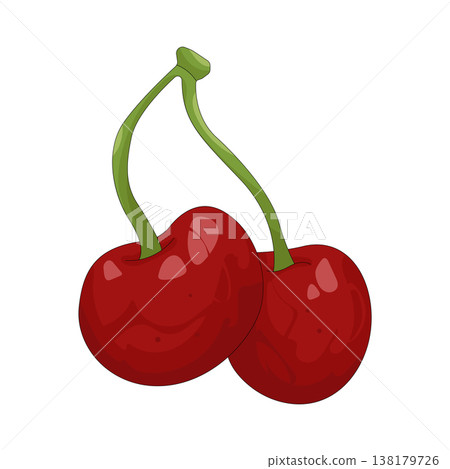 Illustration of cherry Illustration of cherry 138179726