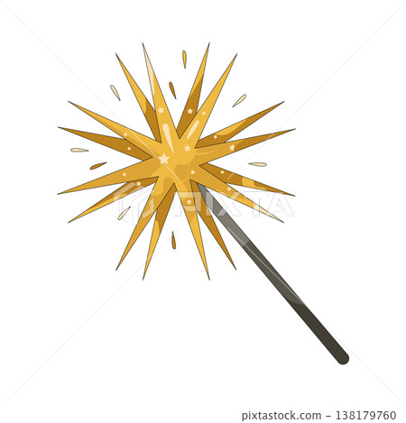 Illustration of sparkler  138179760