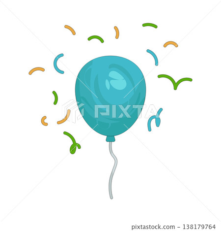 Illustration of balloon  138179764