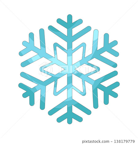Illustration of snowflake  138179779