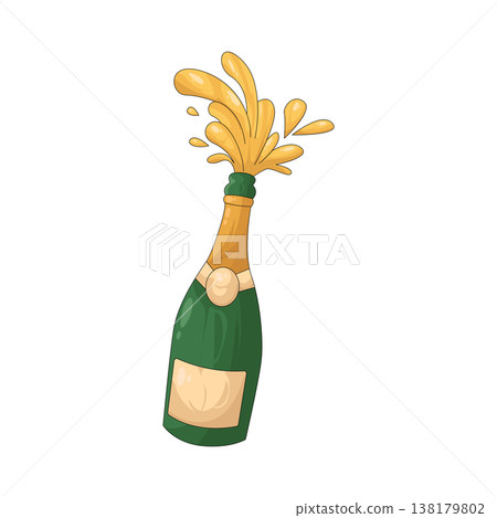 Illustration of beer bottle 138179802