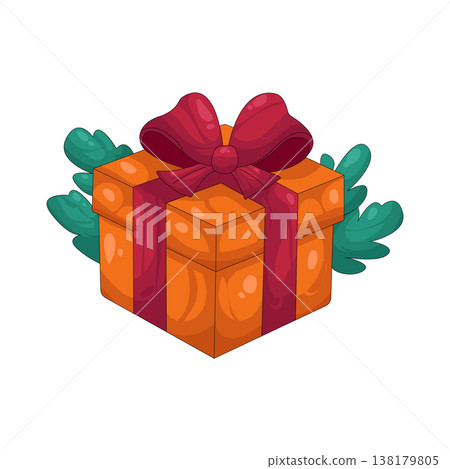 Illustration of gift box 138179805