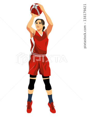 Female Basketball Player 138179821