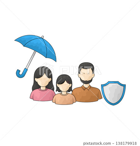 Illustration of Family Insurance 138179918