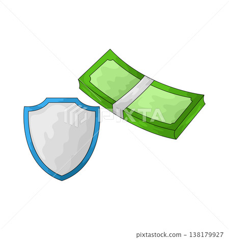 Illustration of Money insurance 138179927