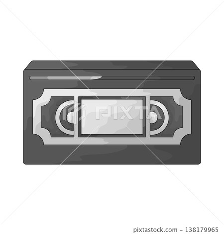 Illustration of Videotape VHS 138179965
