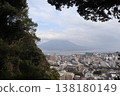 從山上隱約可以看到櫻島 138180149