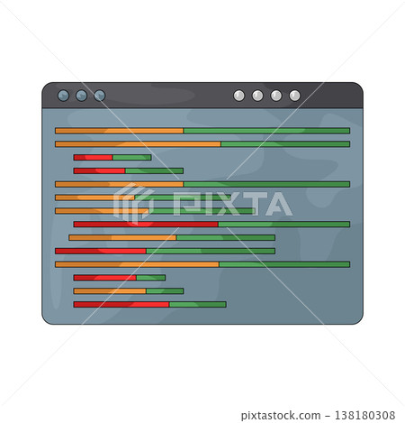 Illustration of programming script 138180308