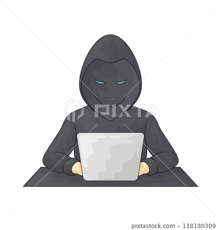 Illustration of Hacker Illustration of Hacker 138180309