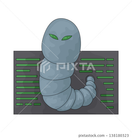 Illustration of Worm Illustration of Worm 138180323