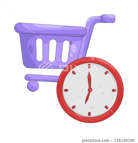 Illustration of Buying time Illustration of Buying time 138180390