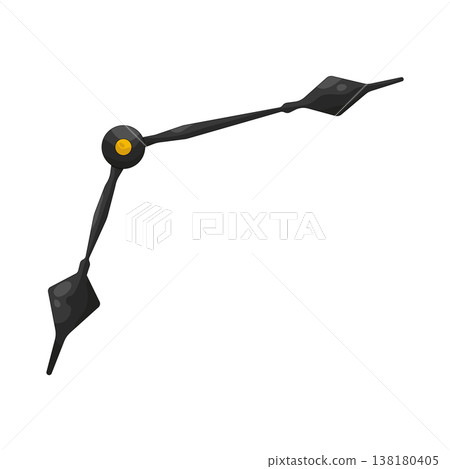 Illustration of clock hand Illustration of clock hand 138180405