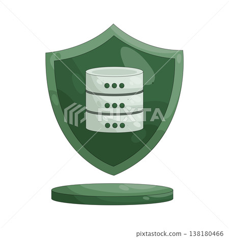 Illustration of Data protection 138180466