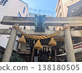 Torii gate and shimenawa rope of Koami Shrine 138180505