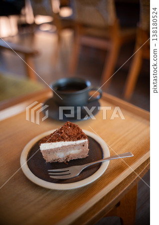 Delicious chocolate cake from a cafe Delicious chocolate cake from a cafe 138180524