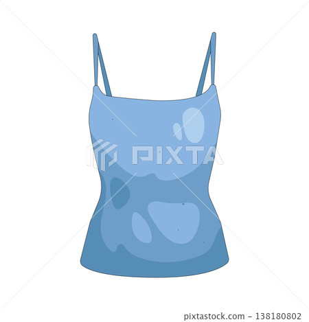 Illustration of tank top 138180802