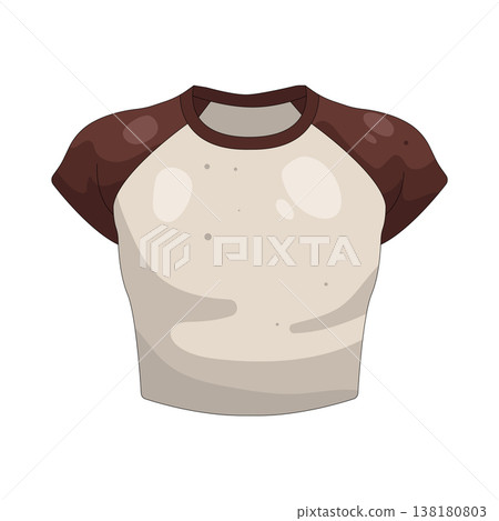 Illustration of crop top  138180803