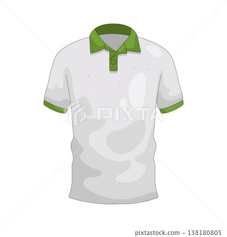 Illustration of polo shirt Illustration of polo shirt 138180805