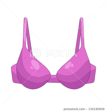 Illustration of bra Illustration of bra 138180809