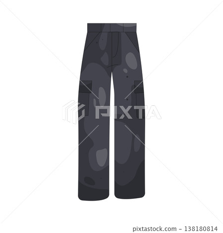 Illustration of Cargo pants 138180814