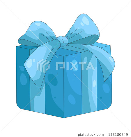 Illustration of gift box 138180849