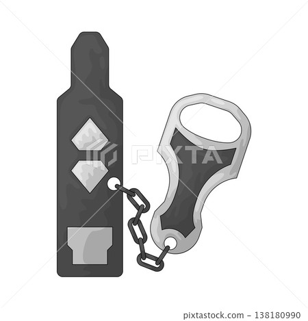 Illustration of lockdown door Illustration of lockdown door 138180990