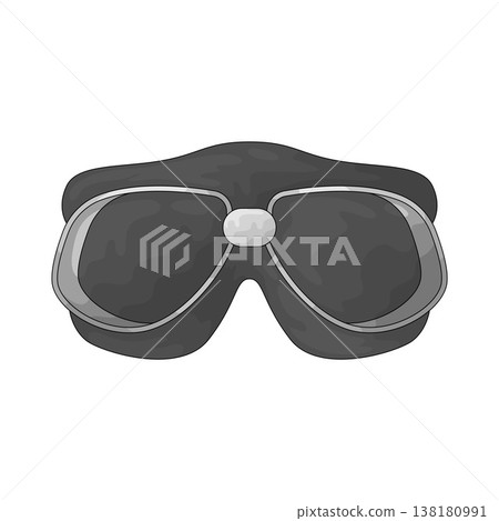 Illustration of goggles 138180991