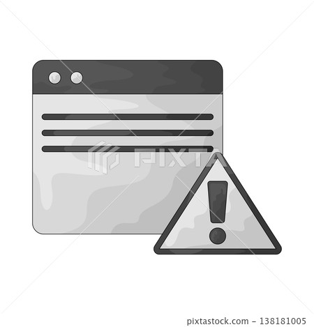 Illustration of warning Illustration of warning 138181005